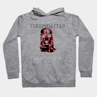 vintage firefghter mask Hoodie